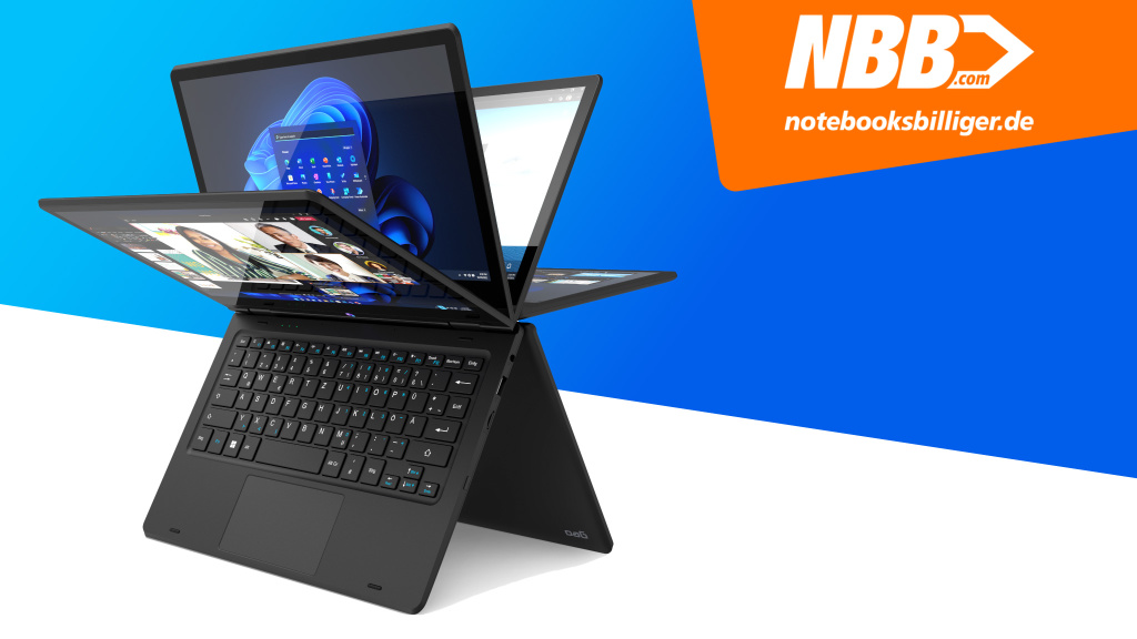 Convertible-Notebook: GeoFlex 110 zum Bestpreis