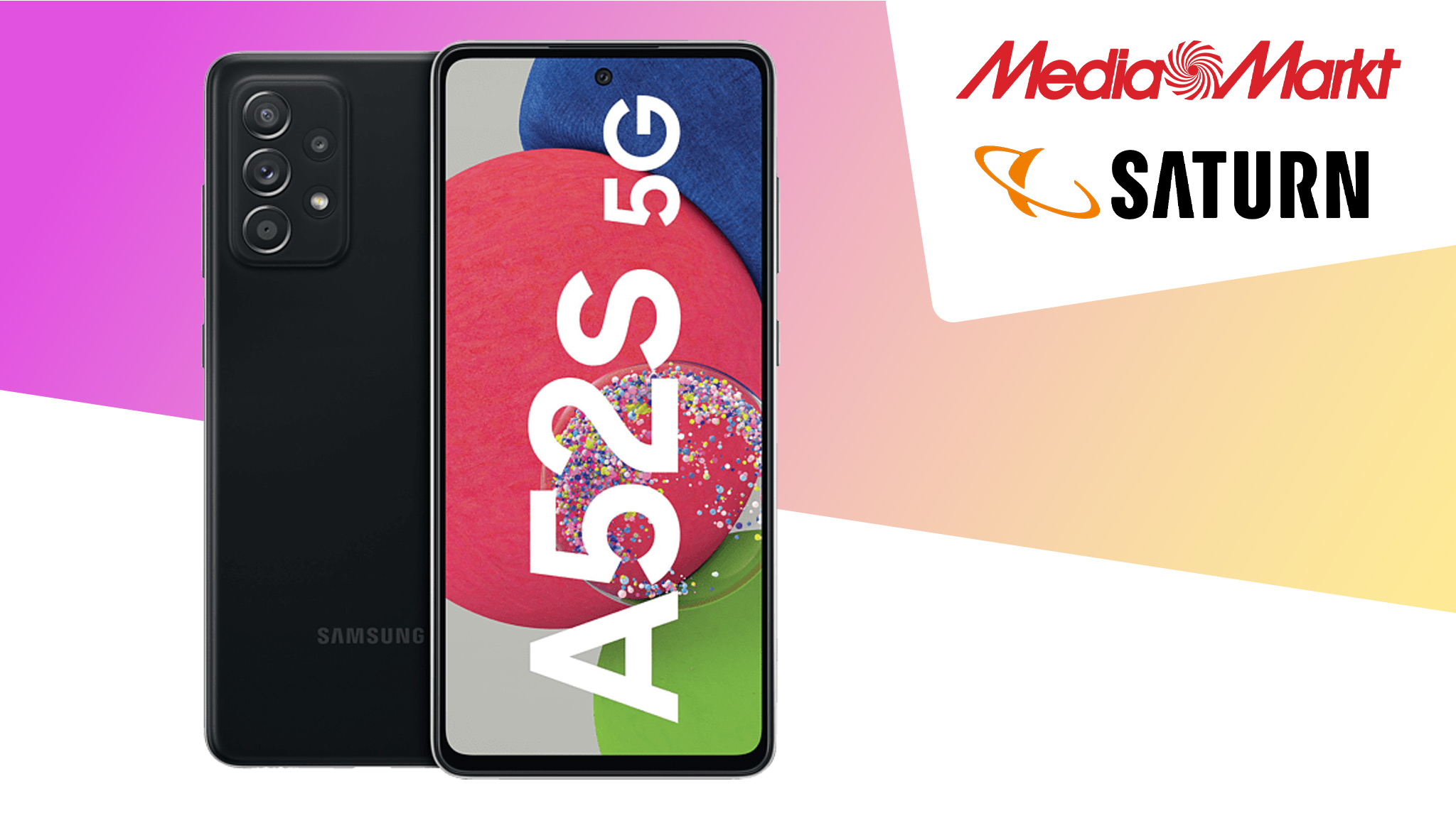Samsung Galaxy A52s 5G: Bei Media Markt und Saturn für unter 290 Euro im Angebot