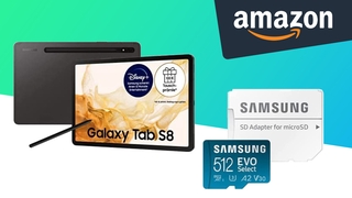 Amazon-Angebot: Gutes Samsung Galaxy Tab S8 mit 512-GB-microSD für rund 560 Euro