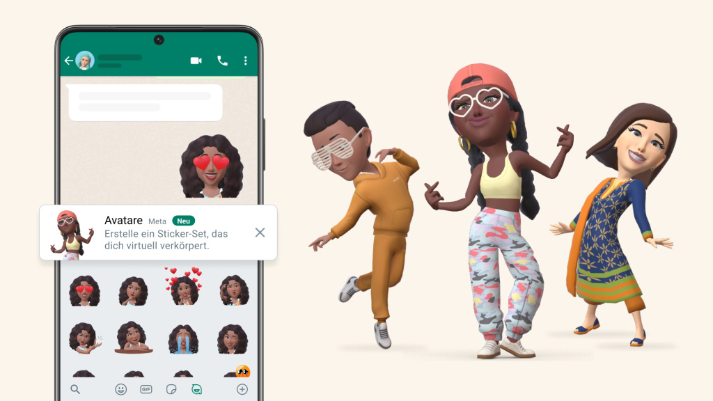WhatsApp: Messenger bekommt Avatar-Funktion
