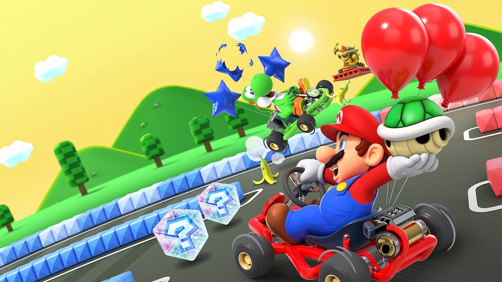 Szene aus Mario Kart