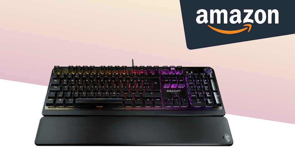 Amazon-Angebot: Mechanische Gaming-Tastatur von Roccat mit Handballenauflage für nur 60 Euro