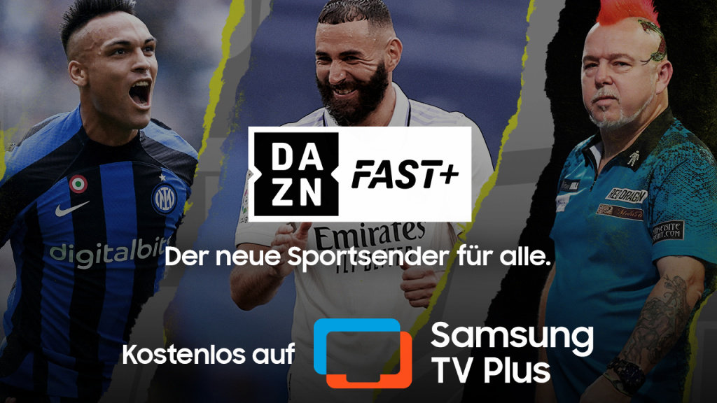 DAZN Fast+: Gratis-Live-Sport für Samsung-Kunden
