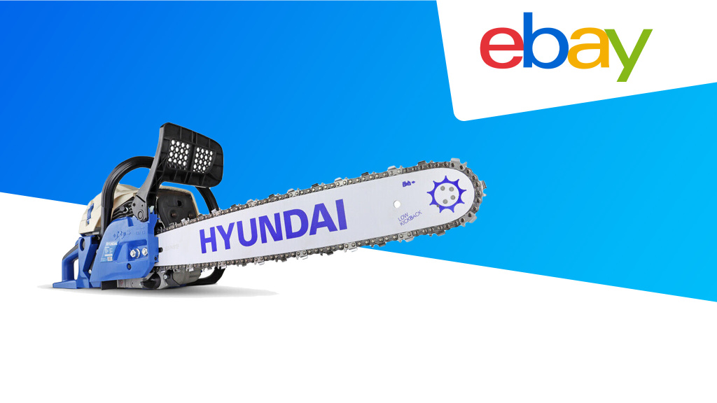 Ebay: Benzin-Kettensäge von Hyundai 30 Euro günstiger!