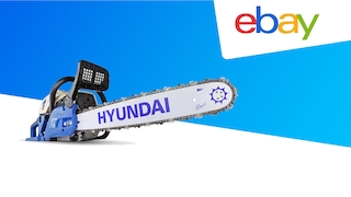 Ebay-Deal: Benzin-Kettensäge von Hyundai jetzt 30 Euro günstiger!