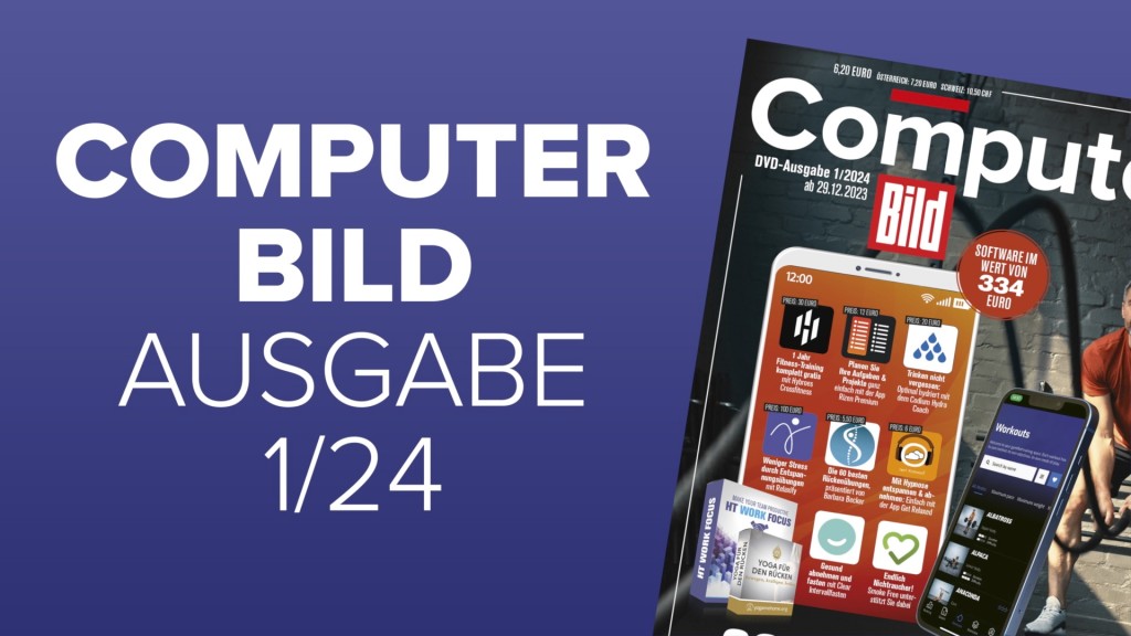 Heftvorschau: Das bietet die COMPUTER BILD 1/2024 - COMPUTER BILD