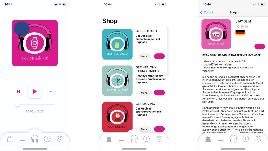 Gratis statt 7,47 Euro: Get Slim & Fit-Hypnose für iOS
