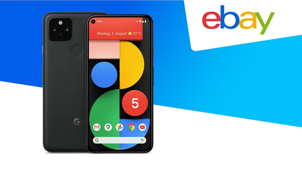TopSmartphoneAngebot Google Pixel 5 für 323 Euro bei Ebay