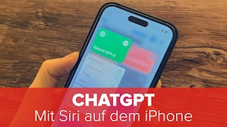 ChatGPT: Mit Siri auf dem iPhone