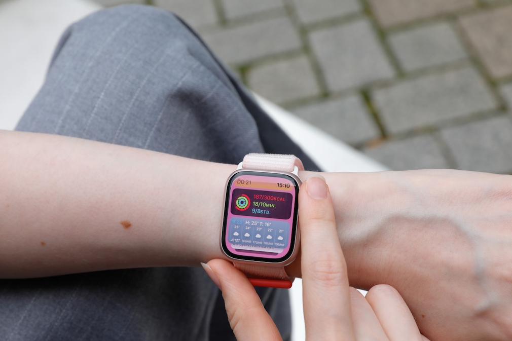 Smart Stapel auf der Apple Watch 9 