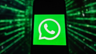 WhatsApp-Logo auf Handy
