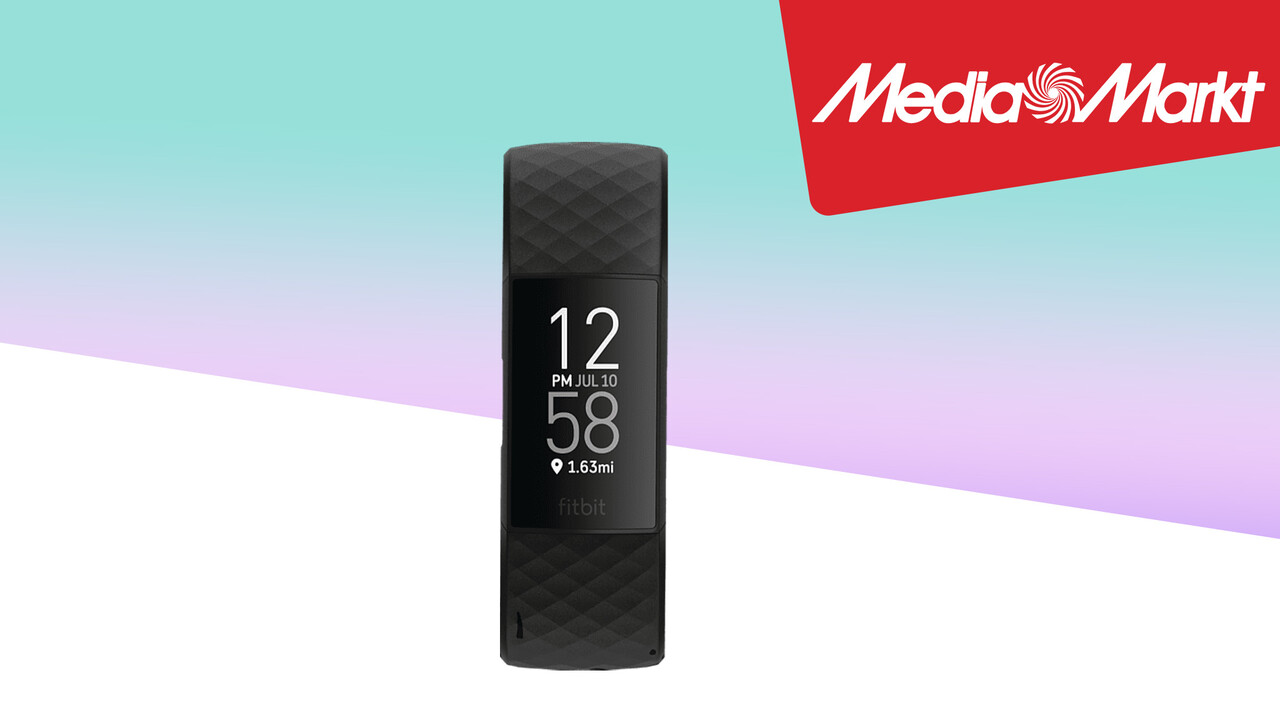 Media-Markt-Deal: Guter Fitnesstracker Fitbit Charge 4 mit GPS-Sensor für 79 Euro