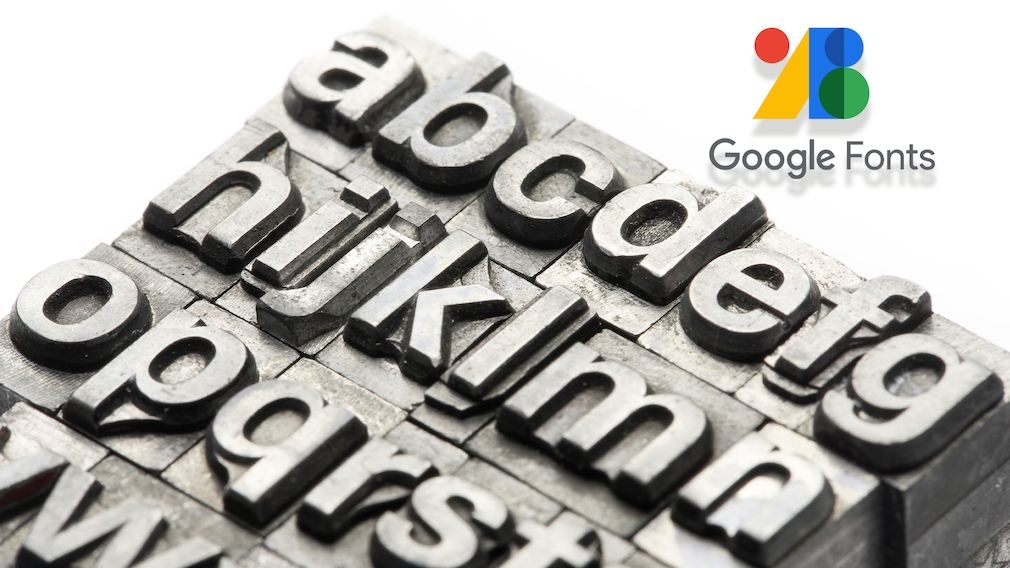 Buchstaben und Google Fonts Logo