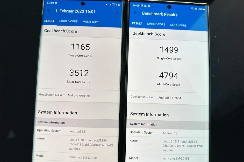 S23 Ultra vs. S22 Ultra im TestVergleich COMPUTER BILD