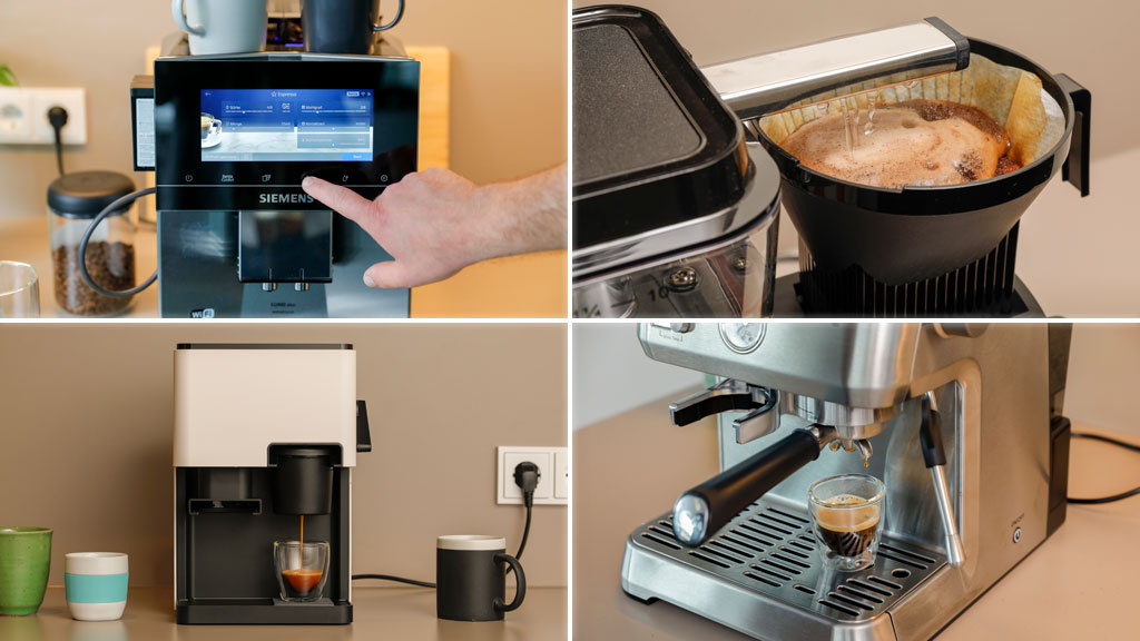 Kaffeemaschinen-Test: Siebträger, Vollautomat oder Filtermaschine?