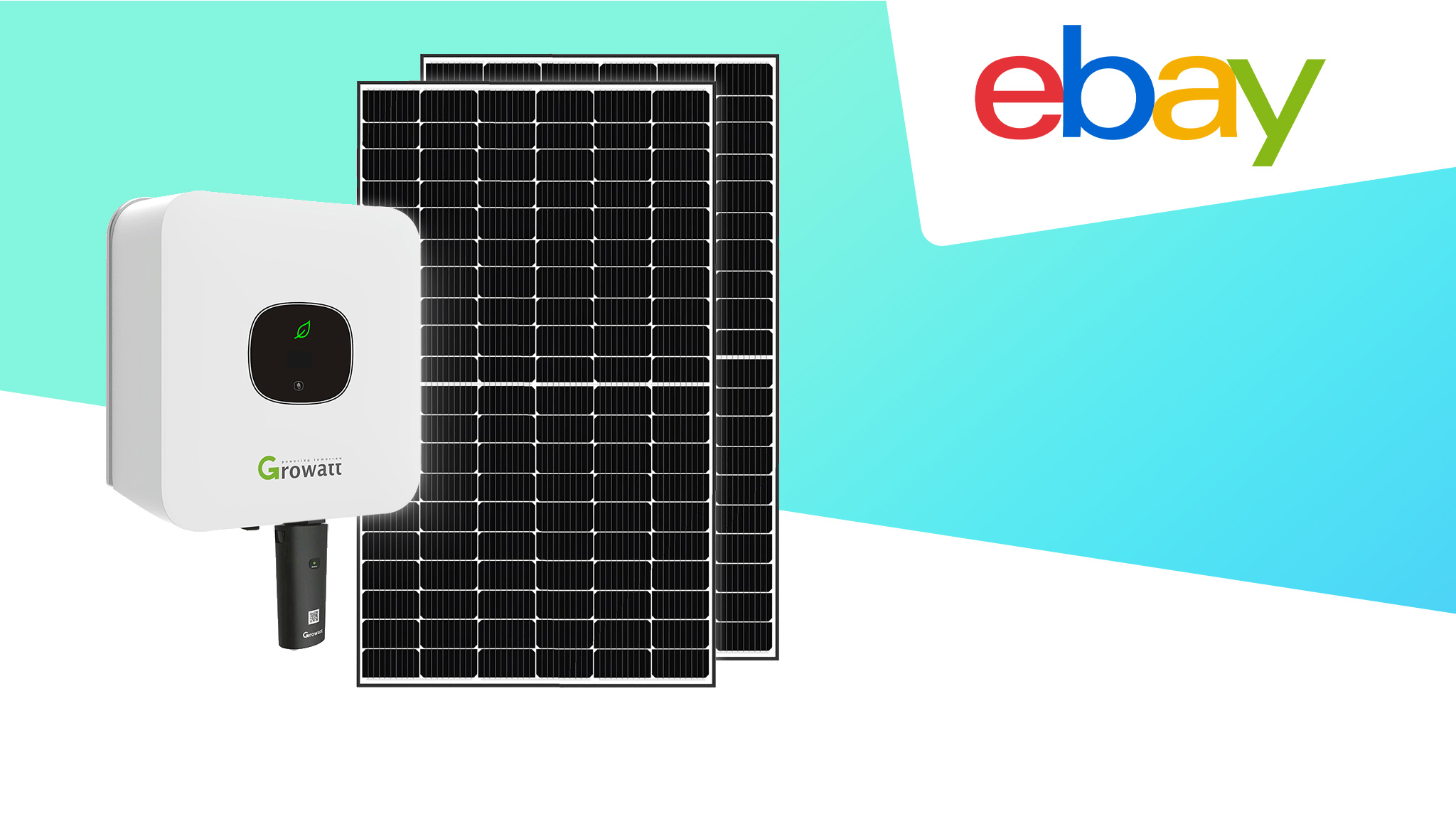 Growatt-Balkonkraftwerk mit Wechselrichter jetzt günstig bei Ebay!