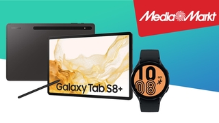 Top-Deal bei Media Markt: Samsung Galaxy Tab S8+ mit Galaxy Watch 4 kaufen