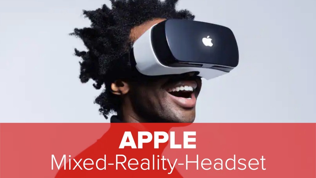 Apple MixedRealityHeadset COMPUTER BILD