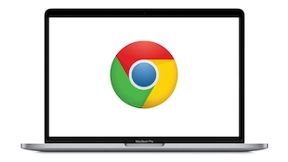 MacBook Pro mit Chrome