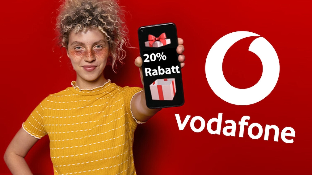 Vodafone-Rabatt: 20 Prozent Preisnachlass