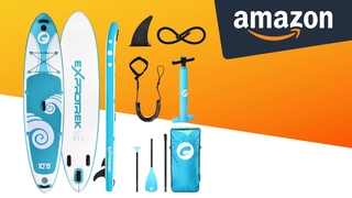 Beliebtes Trendsportgerät bei Amazon: SUP-Set von Exprotrek zum halben Preis