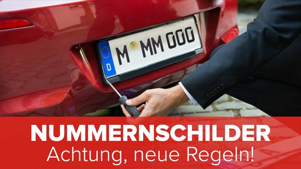 KfzKennzeichen Neue Verordnung COMPUTER BILD