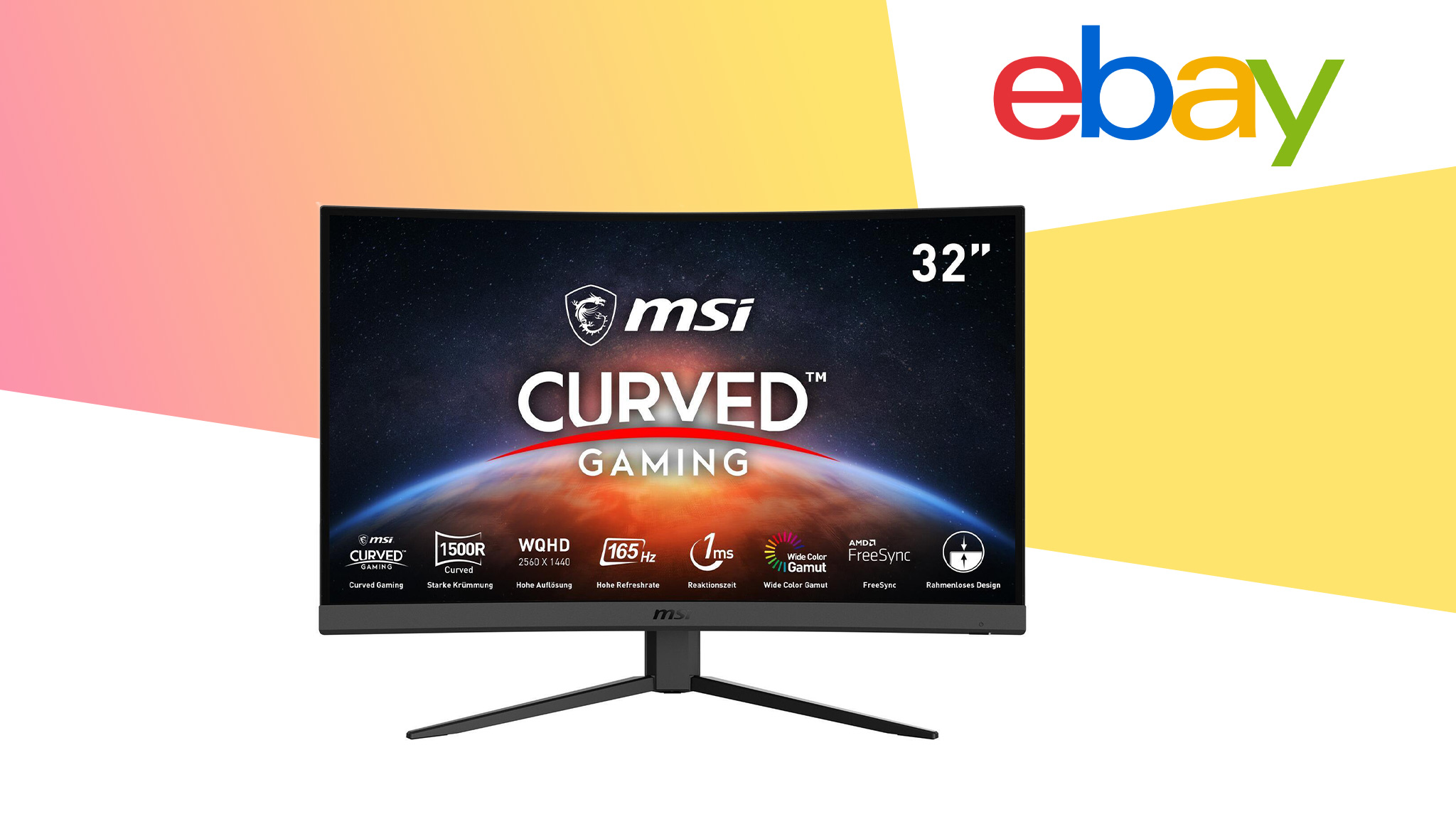 MSI Optix G32CQ4: Deal zum Bestpreis bei Ebay kaufen - COMPUTER BILD