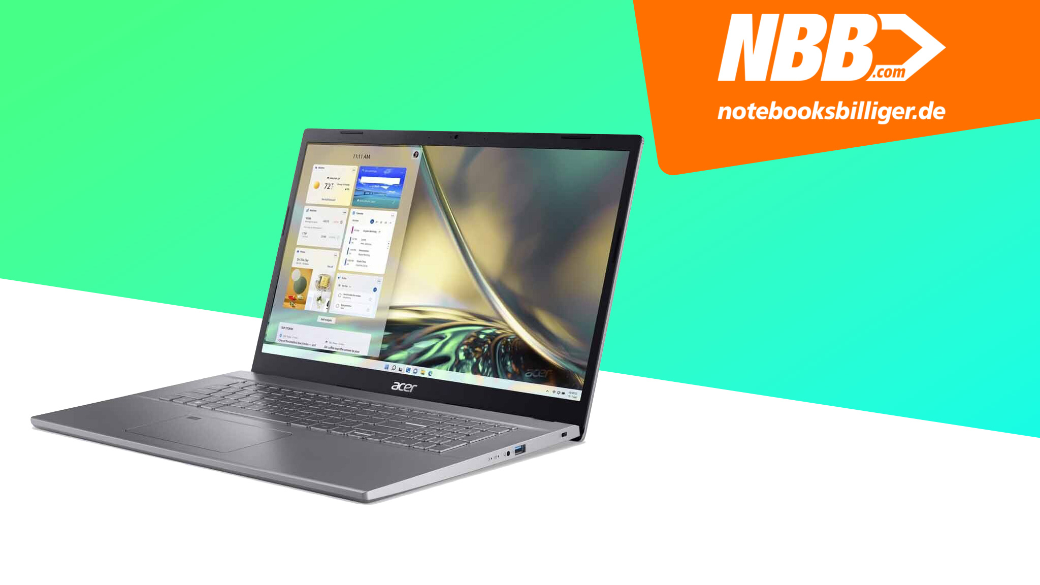 Acer Aspire 5: 17-Zoll-Notebook zum Bestpreis bei NBB.com kaufen