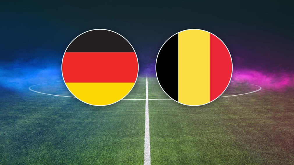Deutschland gegen Belgien: So sehen Sie das Spiel live – Fahnen auf Rasen