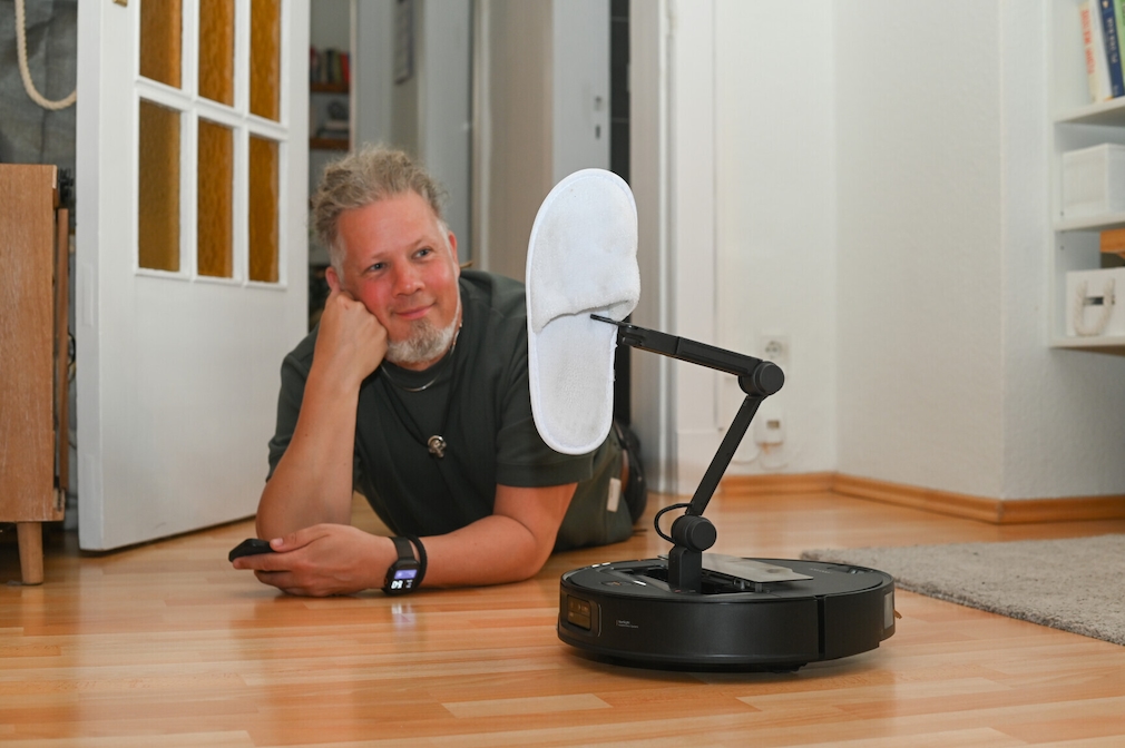 Saugroboter, Greifarm