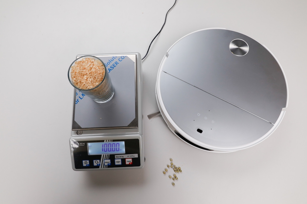 Saugroboter, Testschmutz