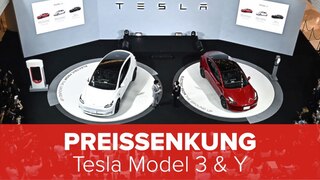 Preissenkung: Tesla Model 3 & Y