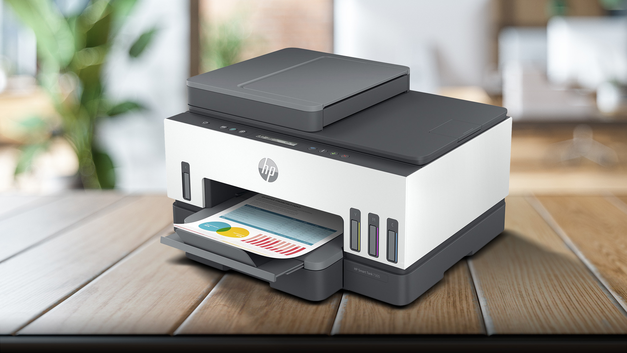 HP Smart Tank 7305 im Test: Tintentankdrucker mit Vorlageneinzug