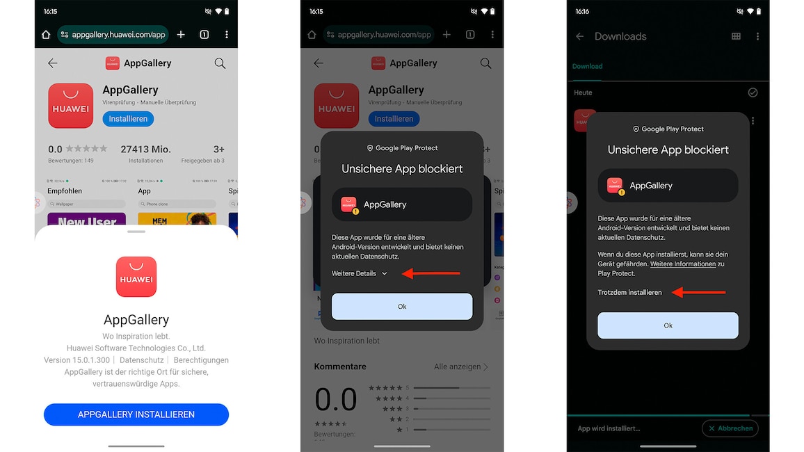 Huawei AppGallery auf Android installieren: So geht es - COMPUTER BILD