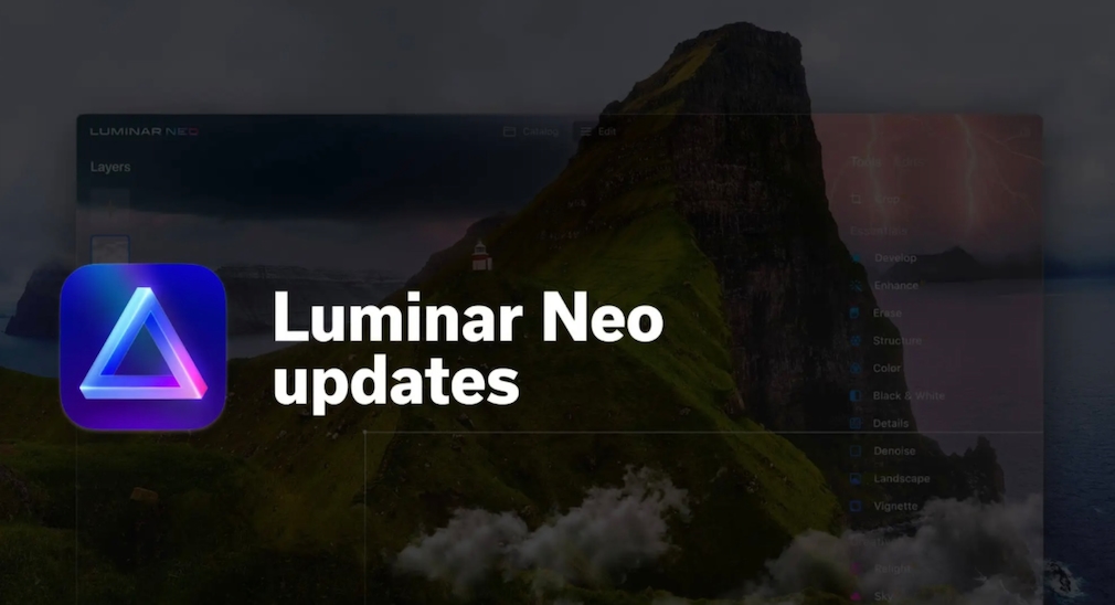 Skylum Luminar Neo – Version 1.9.0: Neue Features, weniger Fehler Neue Aktualisierung für Skylum Luminar Neo: Mit der frischen Version 1.8.0 kommen weitere Kameras und Funktionen dazu.