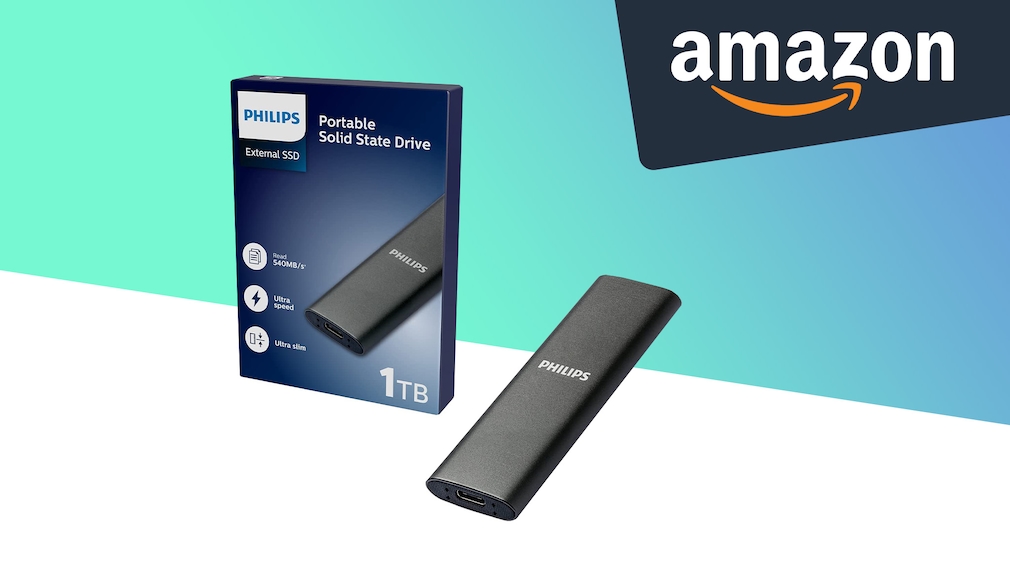 Amazon 1TBSSD von Philips für die Hosentasche zum Sparpreis