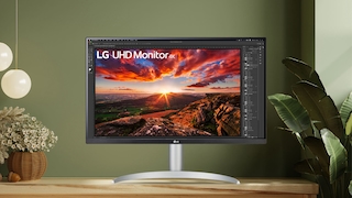 LG 27UP850N: Der beste Office-Monitor unter 350 Euro! Der LG 27UP850N kommt mit 27 Zoll und 4K-Auflösung. Was er sonst noch so kann, verrät der Test.