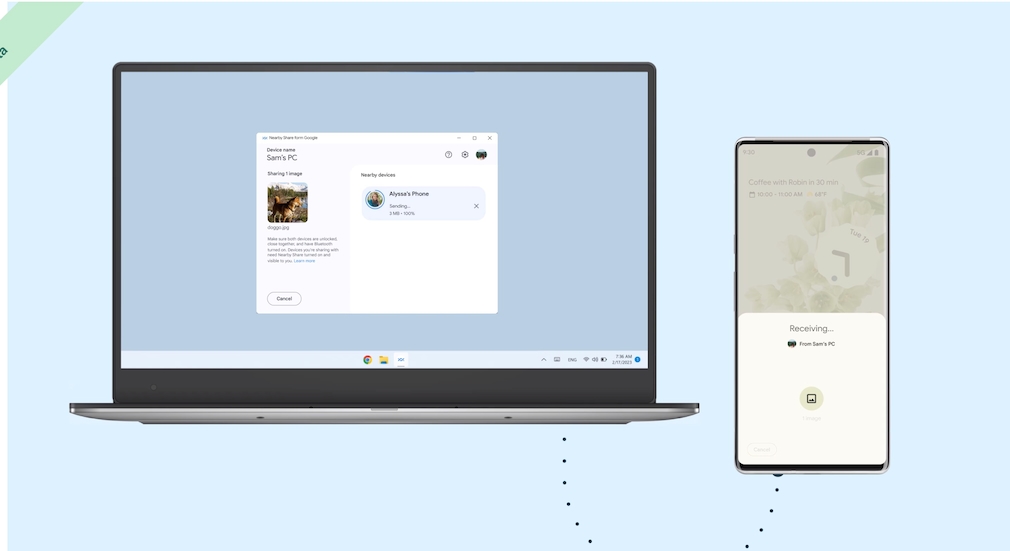Quick Sh Quick Share: Dateitransfer zwischen Android und Windows - COMPUTER BILD