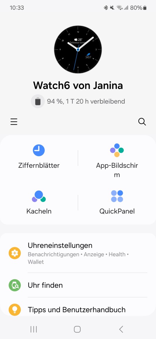 Always On Uhr Auf Startbildschirm Iphone Samsung Galaxy Watch Im