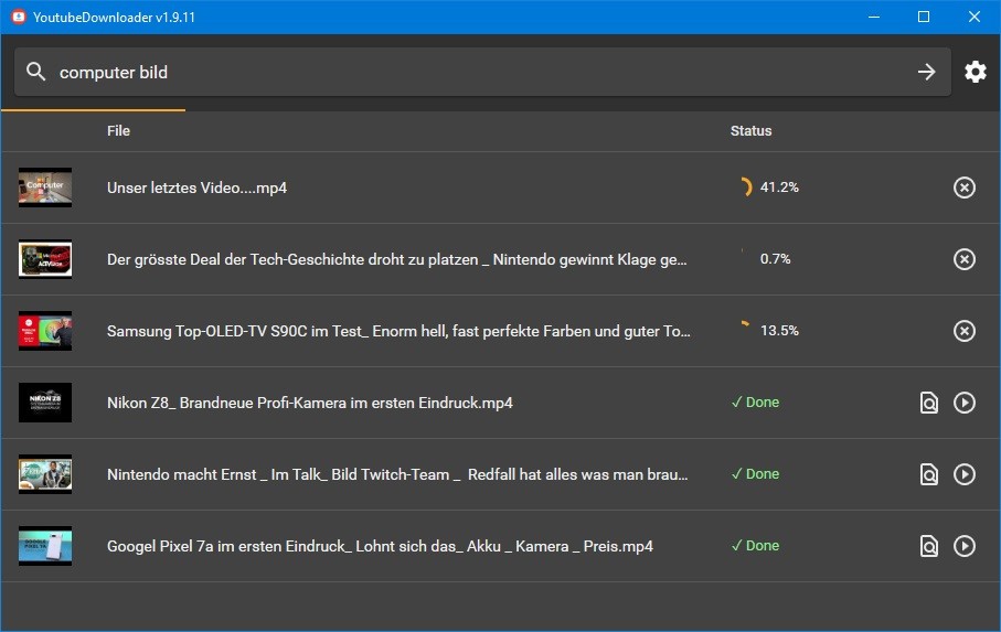 Opensource YouTubeDownloader - Download - COMPUTER BILD