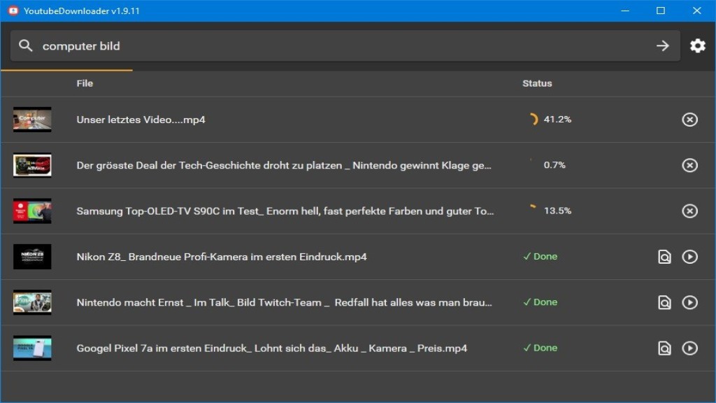 Opensource YouTubeDownloader