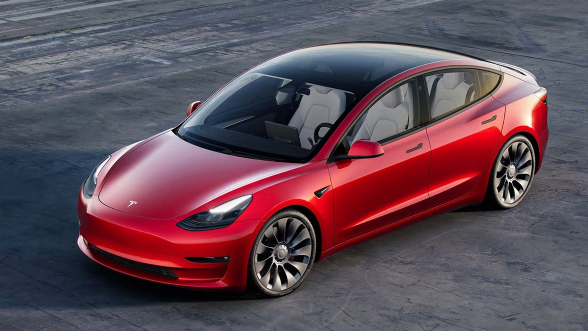 Tesla Model 3 Drohnenvideo zeigt FaceliftModell COMPUTER BILD