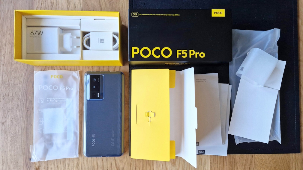 Lieferumfang Poco F5 Pro