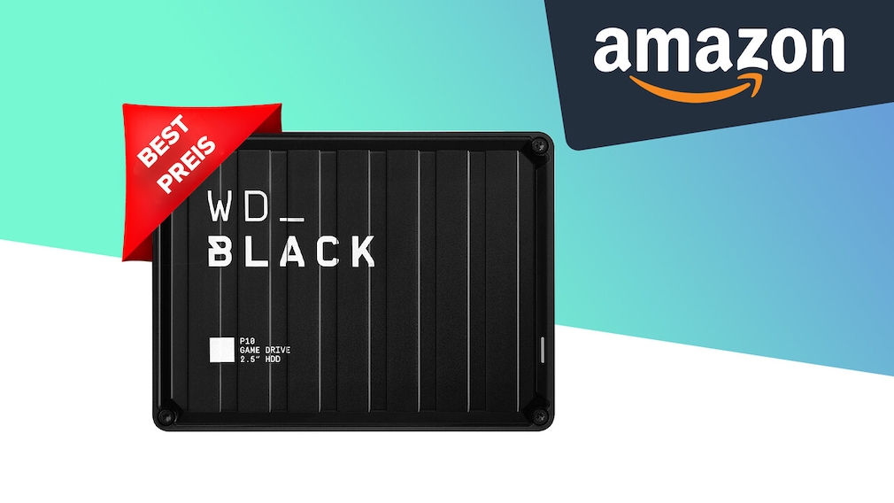 Amazon-Deal: WD Black P10 Game Drive mit 5 TB zum Bestpreis! Die externe HDD WD Black P10 Game Drive ist bei Amazon im Angebot