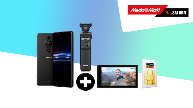 Sony Xperia PRO-I mit Vlog-Kit und LTE-Flat zum Knallerpreis
