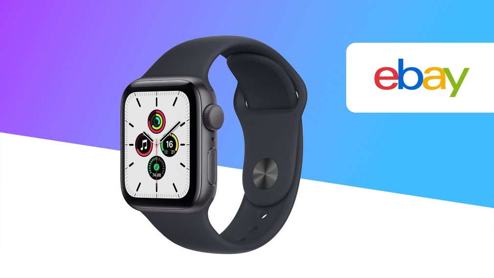 Apple Watch neben Ebay-Logo