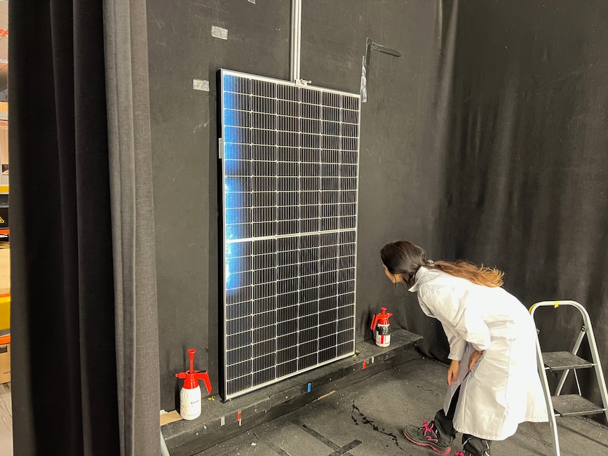 Verarbeitung der Solarmodule