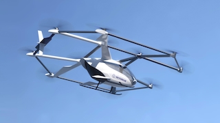 Fliegendes SkyDrive-Modell