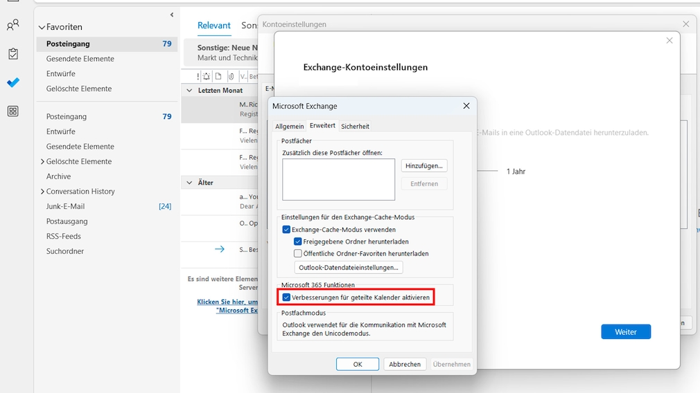 Outlook: Verbesserungen für freigegebene Kalender Outlook: Verbesserungen für freigegebene Kalender