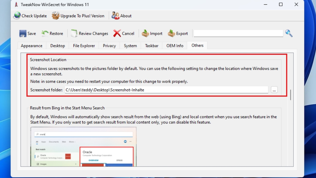 Windows 11 Snipping Tool deaktivieren DruckTaste freigeben
